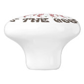 Bouton de porte en céramique - décoration unique (Côté)