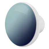 Bouton De Porte En Céramique Dégradé gris-bleu. (Droite)