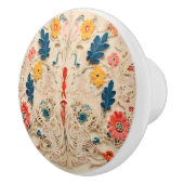 Bouton De Porte En Céramique Dentelle (Droite)