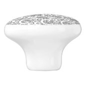 Bouton De Porte En Céramique Dentelle 1 (Côté)