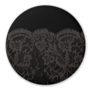 Bouton De Porte En Céramique Dentelle 2