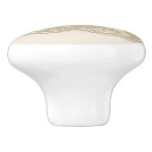 Bouton De Porte En Céramique Dentelle beige (Côté)