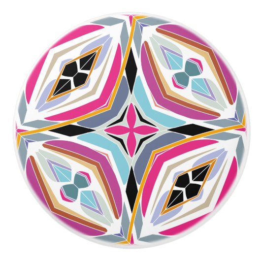 Bouton De Porte En Céramique Design Motif unique (Devant)