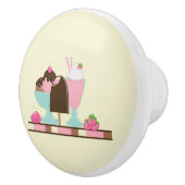 Bouton De Porte En Céramique Desserts de crème glacée (Droite)