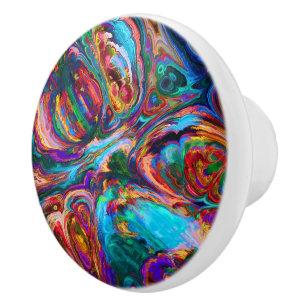 Bouton De Porte En Céramique Dessin moderne de peintures