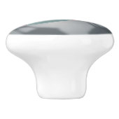 Bouton De Porte En Céramique Deux Puffins (Côté)