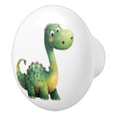 Bouton De Porte En Céramique Dinosaur Ceramic Drawer Pull for Kids Nursery (Droite)