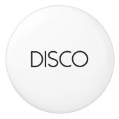 Bouton De Porte En Céramique DISCO Dancing (Devant)