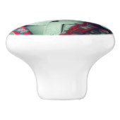 Bouton De Porte En Céramique Dog in a suit (Côté)