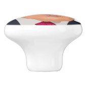 BOUTON DE PORTE EN CÉRAMIQUE DONALD TRUMP (Côté)