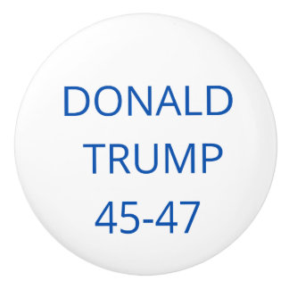 Bouton De Porte En Céramique Donald Trump 45-47