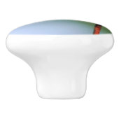 Bouton De Porte En Céramique Dragonfly On Wire Fence Close  (Côté)