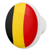Bouton De Porte En Céramique Drapeau de Belgique (Droite)