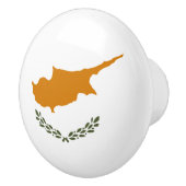 Bouton De Porte En Céramique Drapeau de Chypre (Droite)