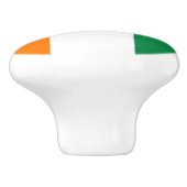 Bouton De Porte En Céramique Drapeau de Côte d'Ivoire (Côté)