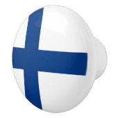 Bouton De Porte En Céramique Drapeau de Finlande (Droite)