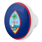 Bouton De Porte En Céramique Drapeau de Guam (Droite)