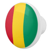Bouton De Porte En Céramique Drapeau de Guinée (Droite)
