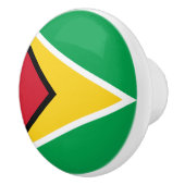 Bouton De Porte En Céramique Drapeau de Guyana (Droite)