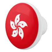 Bouton De Porte En Céramique Drapeau de Hong Kong (Droite)