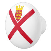 Bouton De Porte En Céramique Drapeau de Jersey (Droite)