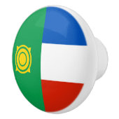 Bouton De Porte En Céramique Drapeau de Khakassie (Droite)