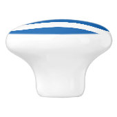 Bouton De Porte En Céramique Drapeau de la Grèce (Côté)