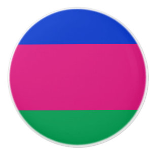 Bouton De Porte En Céramique Drapeau de la République populaire de Kouban