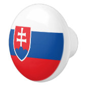 Bouton De Porte En Céramique Drapeau de la Slovaquie (Droite)