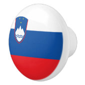 Bouton De Porte En Céramique Drapeau de la Slovénie (Droite)
