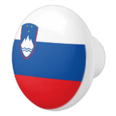 Bouton De Porte En Céramique Drapeau de la Slovénie (Droite)