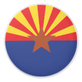 Bouton De Porte En Céramique Drapeau de l'ARIZONA (Devant)