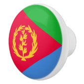 Bouton De Porte En Céramique Drapeau de l'Érythrée (Droite)