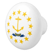 Bouton De Porte En Céramique Drapeau de l'État de Rhode Island (Droite)