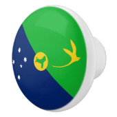 Bouton De Porte En Céramique Drapeau de l'île Christmas (Droite)