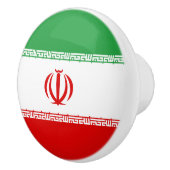 Bouton De Porte En Céramique Drapeau de l'Iran (Droite)