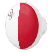 Bouton De Porte En Céramique Drapeau de Malte (Droite)
