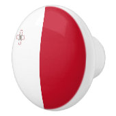 Bouton De Porte En Céramique Drapeau de Malte (Droite)