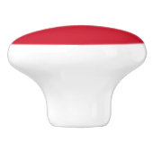 Bouton De Porte En Céramique Drapeau de Samoa (Côté)