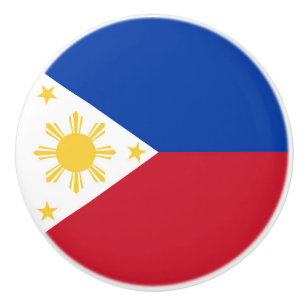 Bouton De Porte En Céramique drapeau des Philippines