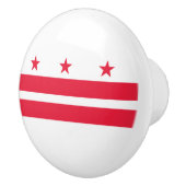 Bouton De Porte En Céramique Drapeau d'État de Washington DC (Droite)