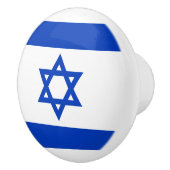 Bouton De Porte En Céramique Drapeau d'Israël Ceramic Knob (Droite)
