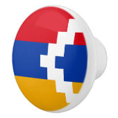 Bouton De Porte En Céramique Drapeau du Haut-Karabakh (Droite)