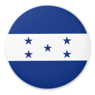 Bouton De Porte En Céramique Drapeau du Honduras