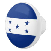 Bouton De Porte En Céramique Drapeau du Honduras (Droite)
