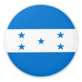 Bouton De Porte En Céramique Drapeau du Honduras (Devant)
