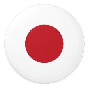 Bouton De Porte En Céramique Drapeau du Japon
