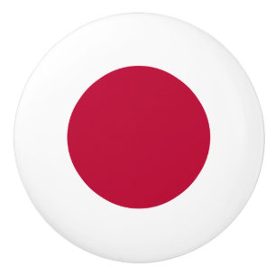 Bouton De Porte En Céramique Drapeau du Japon Ceramic Knob