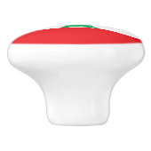 Bouton De Porte En Céramique Drapeau du Liban (Côté)