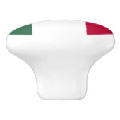 Bouton De Porte En Céramique Drapeau du Mexique (Côté)